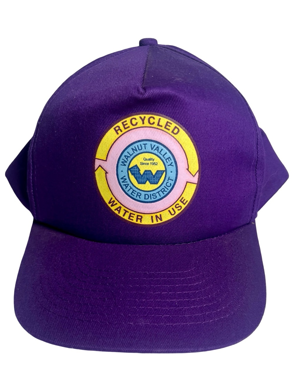 Vintage Walnut Valley Water District Recycled Water Purple Snapback Cap KC